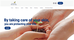 Desktop Screenshot of fundacionpielconvida.org